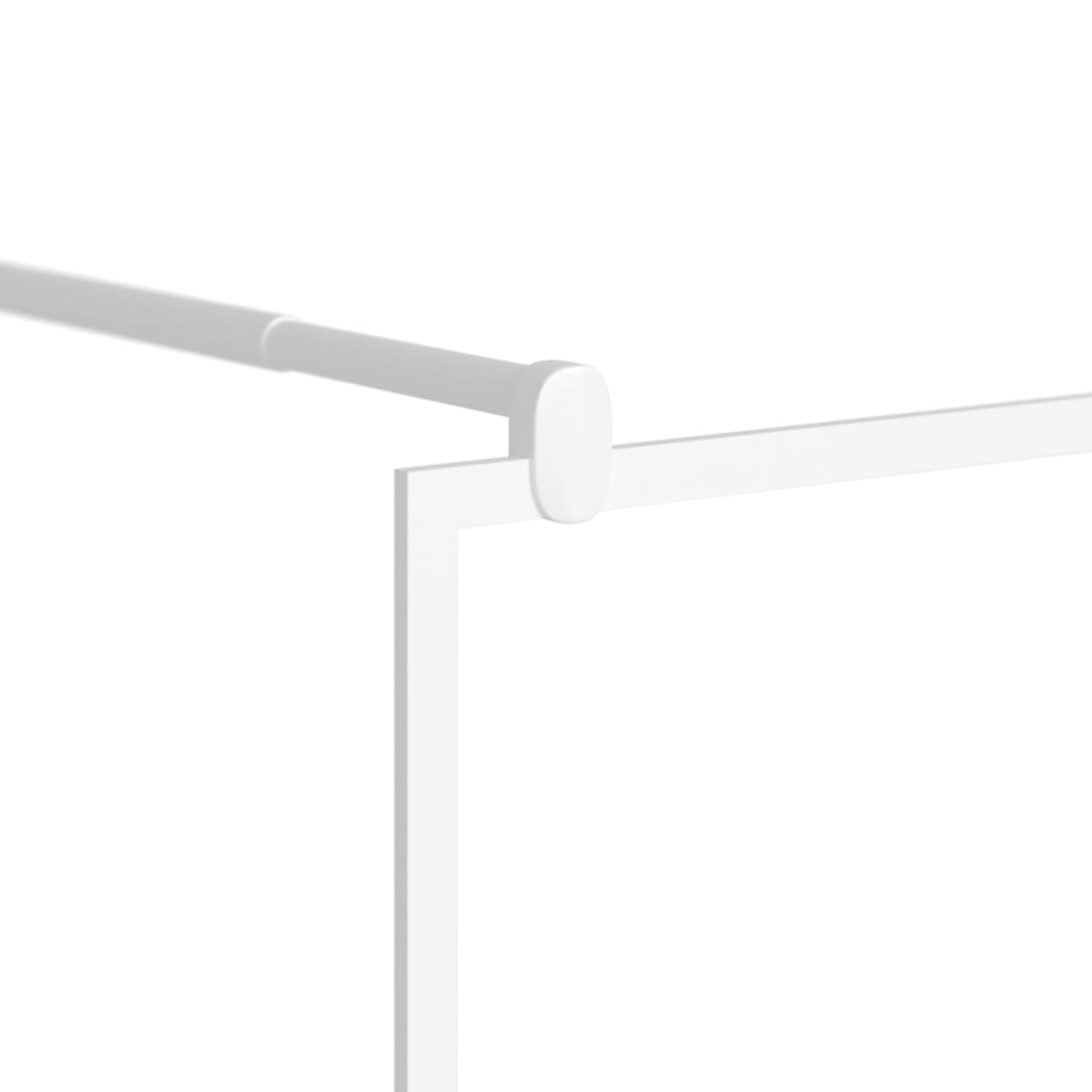 Inloopdouchewand 80x195 cm ESG-glas wit – afbeelding 6