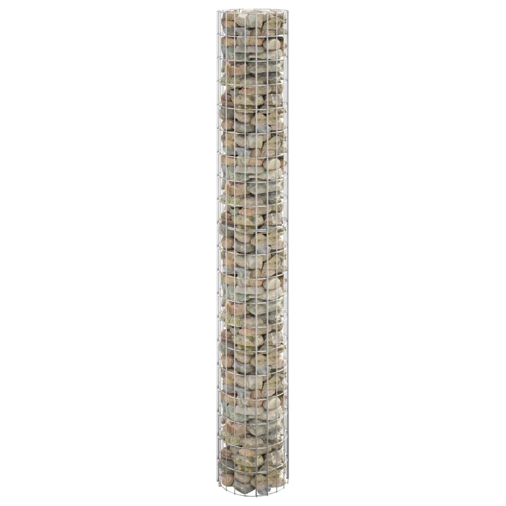 Gabion paal rond Ø30x200 cm gegalvaniseerd staal