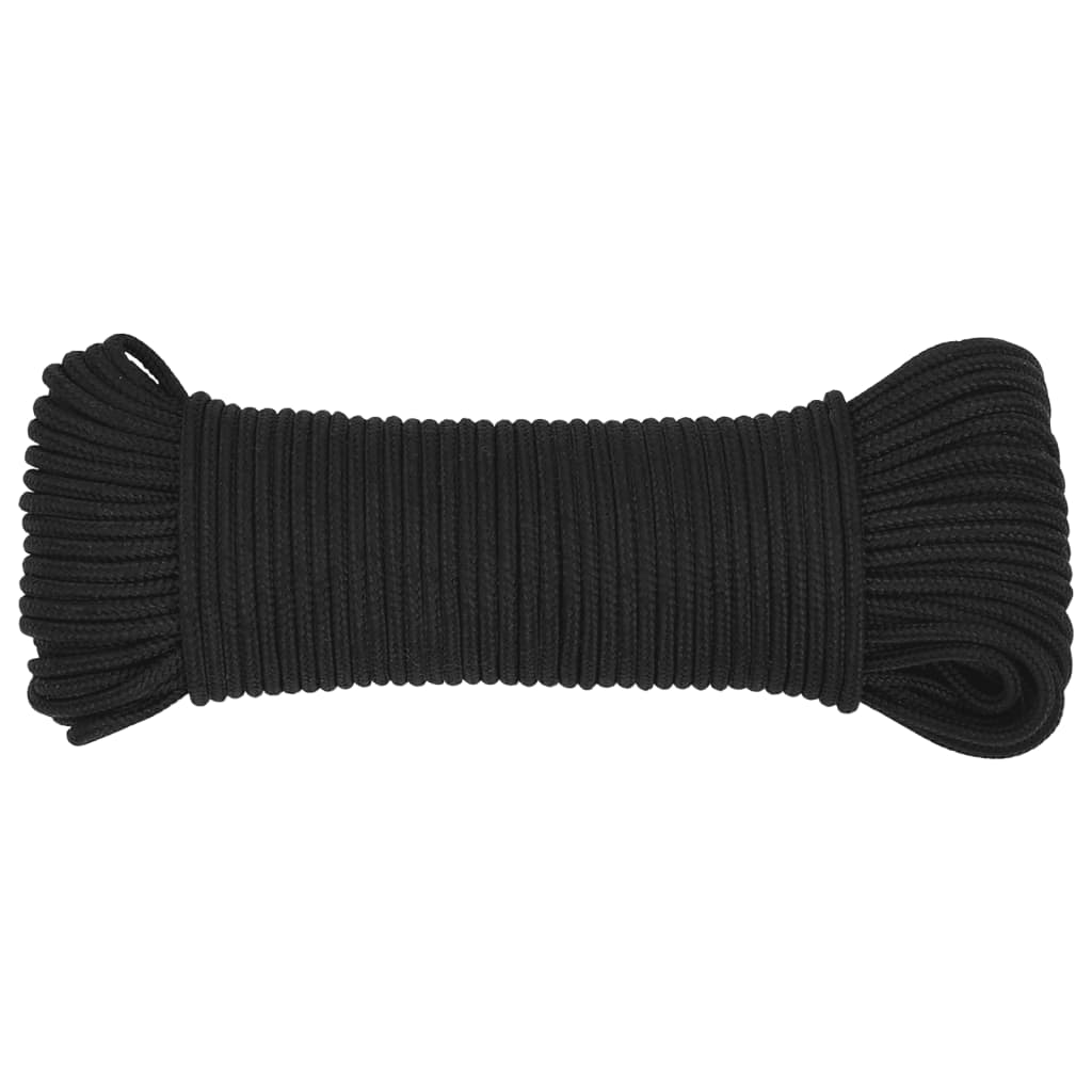 Boottouw 5 mm 250 m polypropeen zwart – afbeelding 3