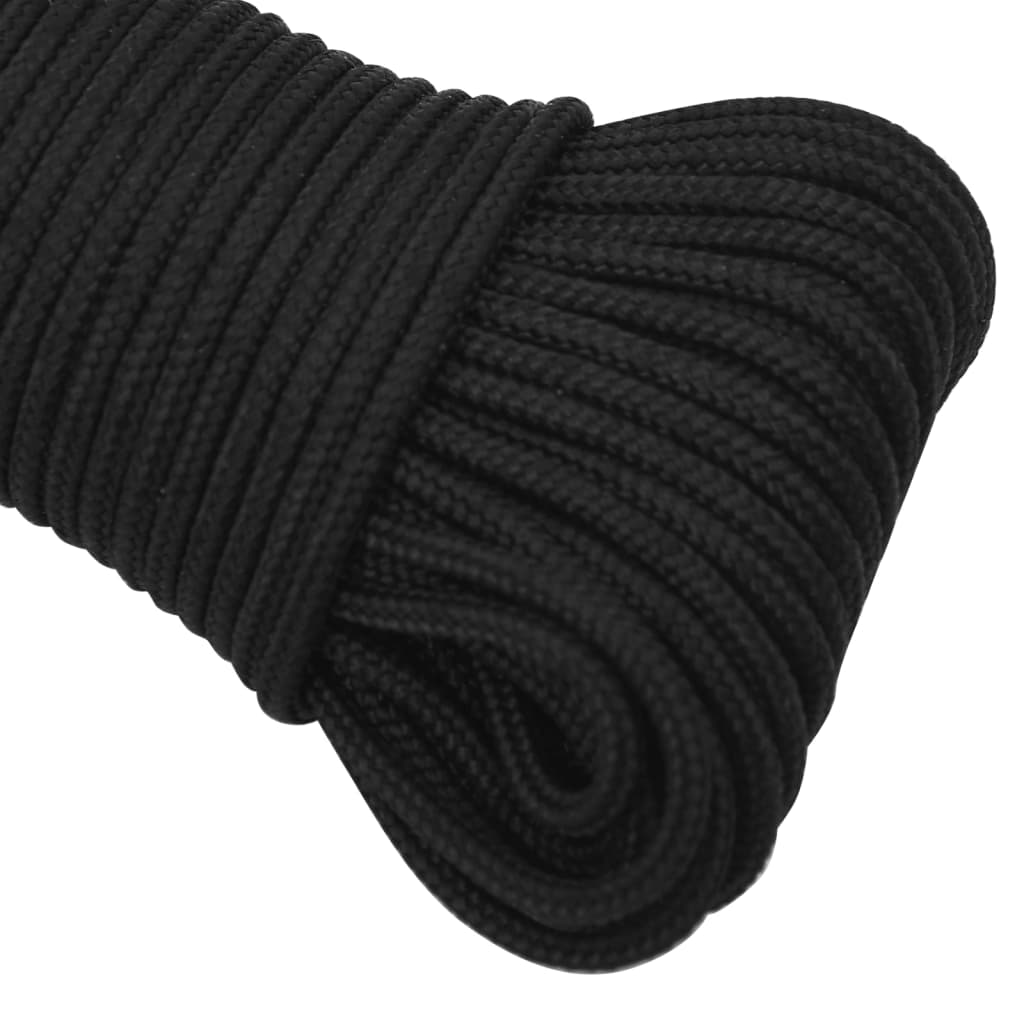 Boottouw 5 mm 250 m polypropeen zwart – afbeelding 4