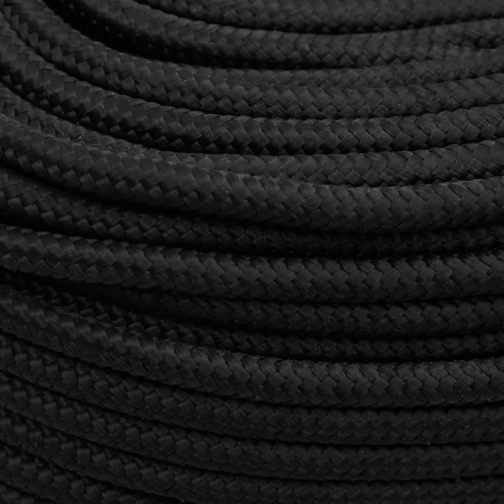 Boottouw 6 mm 250 m polypropeen zwart – afbeelding 4