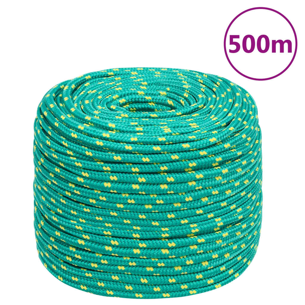 Boottouw 8 mm 500 m polypropyleen groen