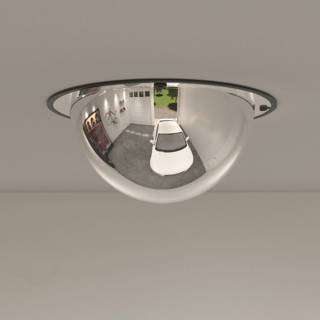 Verkeersspiegel met volledige koepel Ø40 cm acryl