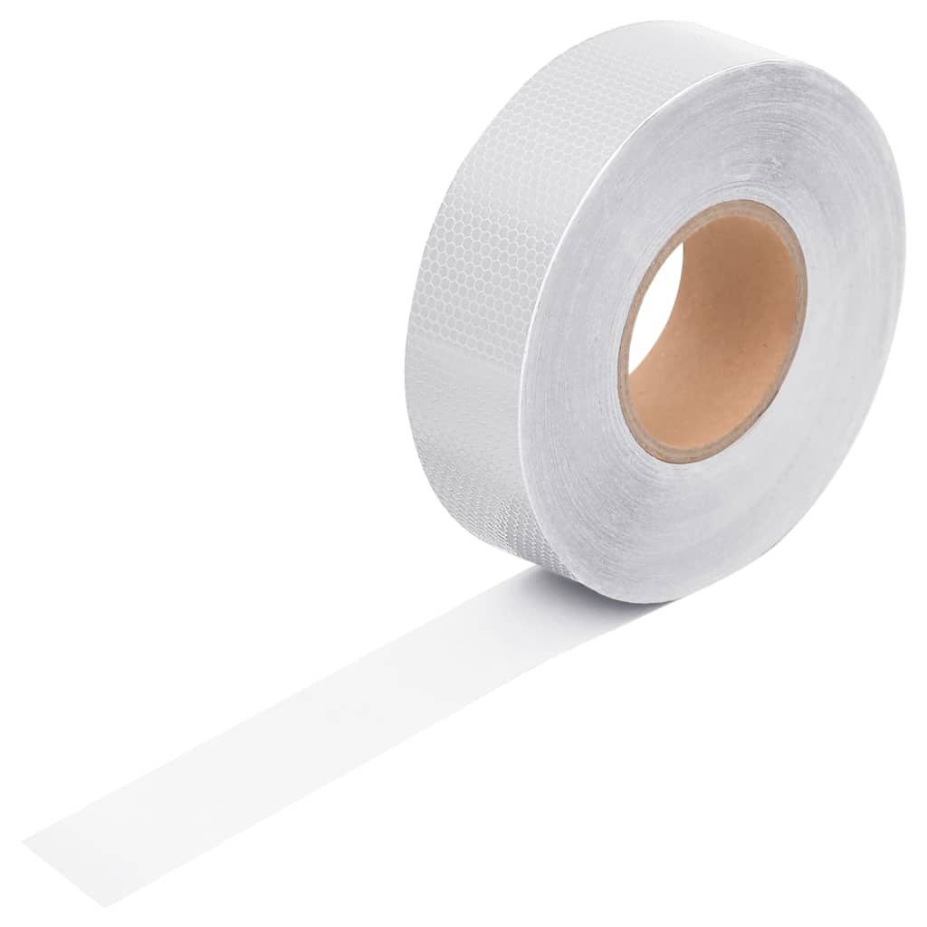 Reflecterende tape 5 cm x 50 m PVC wit – afbeelding 6