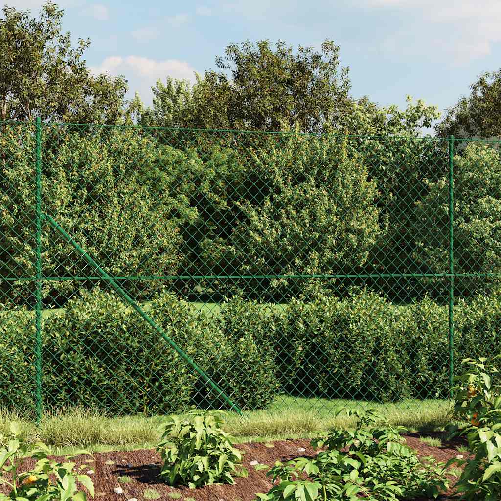 Gaashek met grondankers 1,4x25 m groen – afbeelding 1