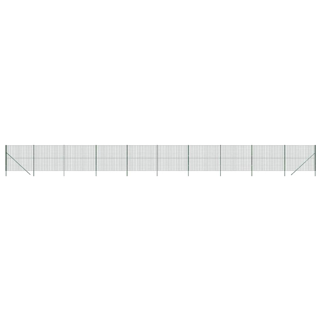 Draadgaashek 2,2x25 m gegalvaniseerd staal groen – afbeelding 2
