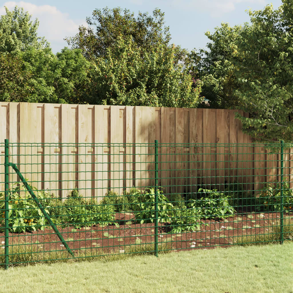 Draadgaashek met grondankers 0,8x10 m groen – afbeelding 1