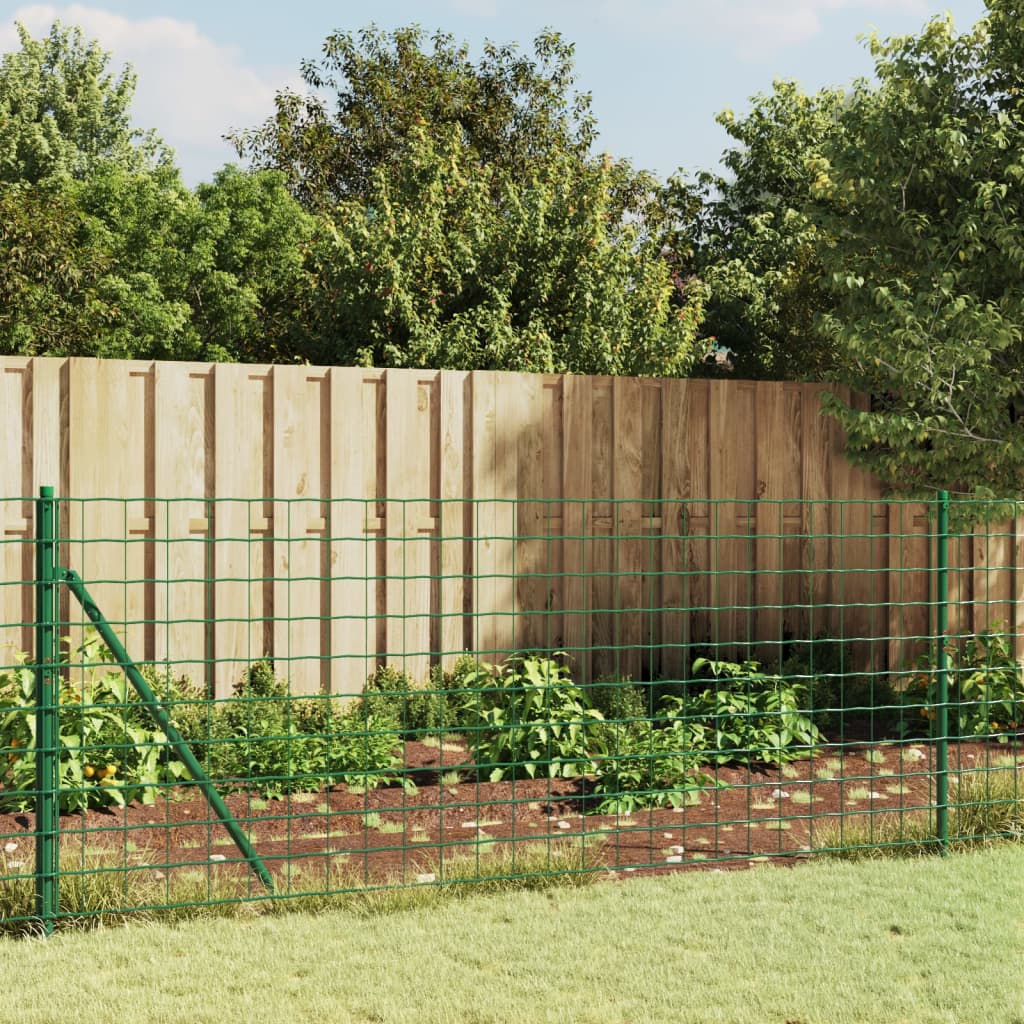 Draadgaashek met grondankers 1,1x25 m groen – afbeelding 1