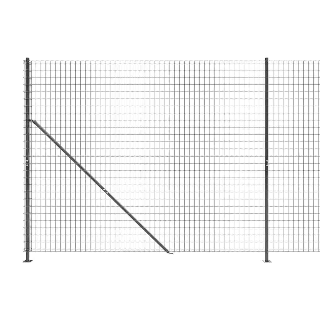 Draadgaashek met flens 1,4x10 m antracietkleurig – afbeelding 5