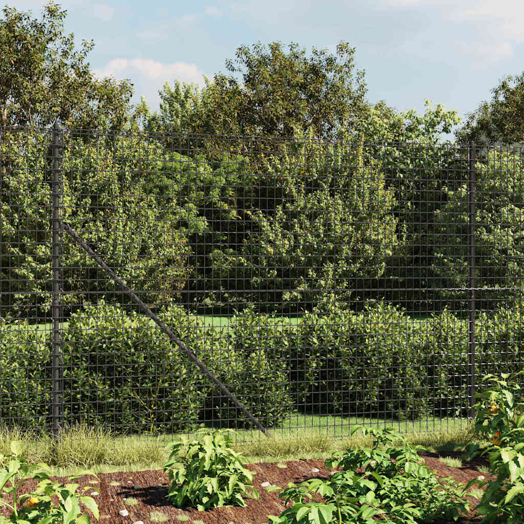 Draadgaashek met flens 1,8x10 m antracietkleurig – afbeelding 1
