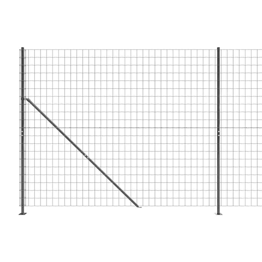 Draadgaashek met flens 1,4x25 m antracietkleurig – afbeelding 4