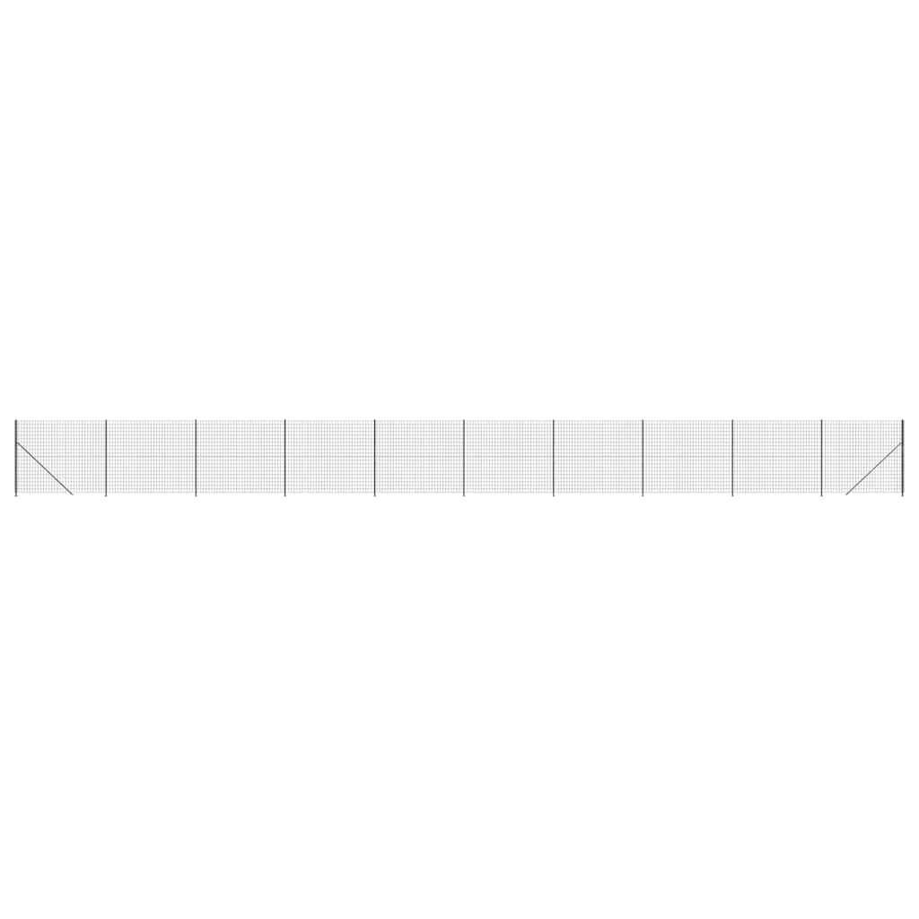 Draadgaashek met flens 1,6x25 m antracietkleurig – afbeelding 2
