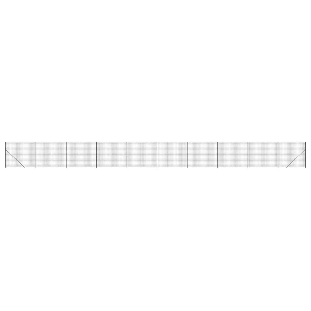 Draadgaashek met flens 2,2x25 m antracietkleurig – afbeelding 2