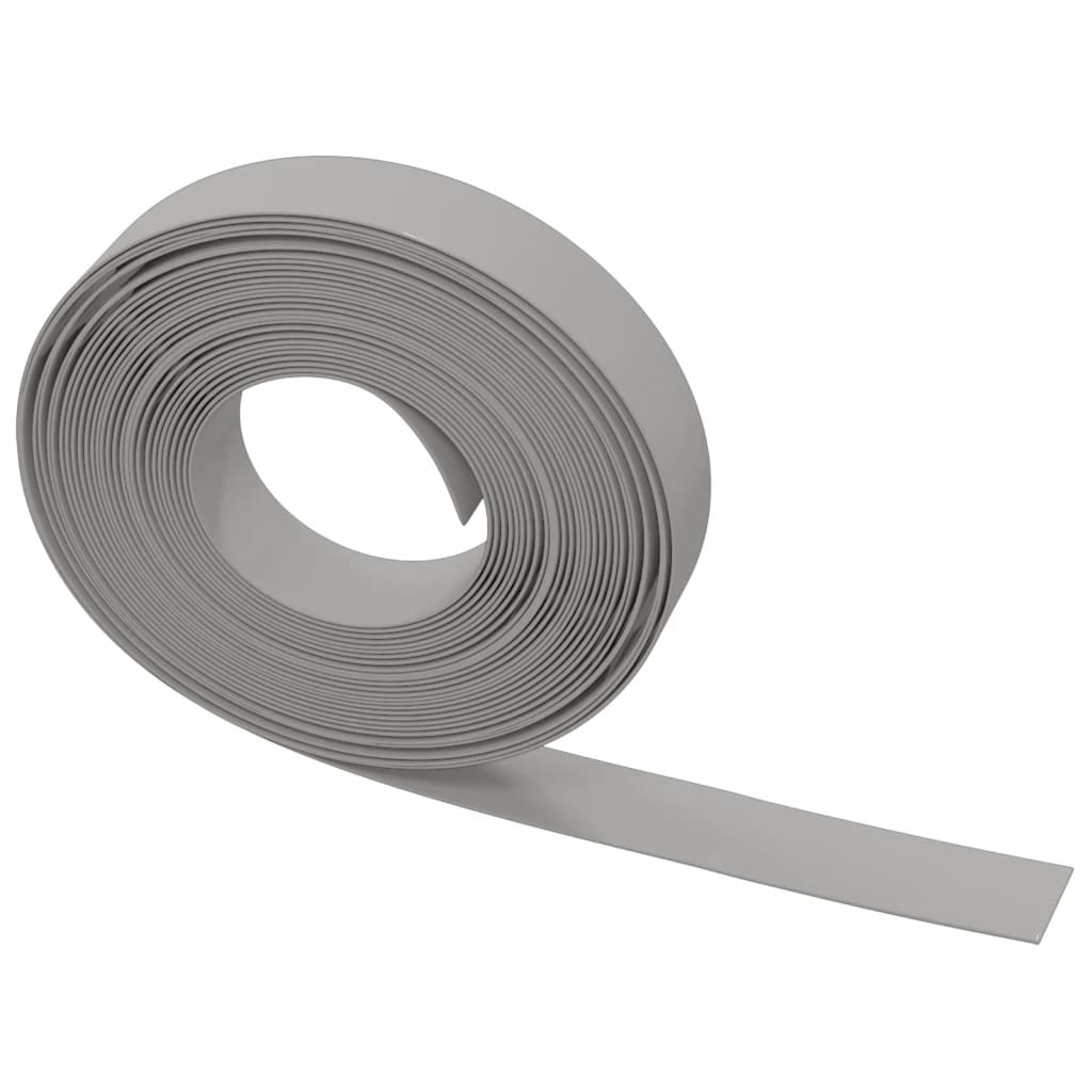 Tuinrand 10 m 10 cm polyetheen grijs – afbeelding 4