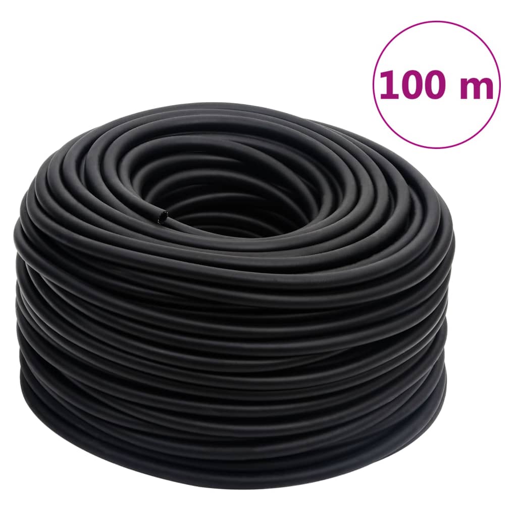 Luchtslang hybride 0,6'' 100 m rubber en PVC zwart