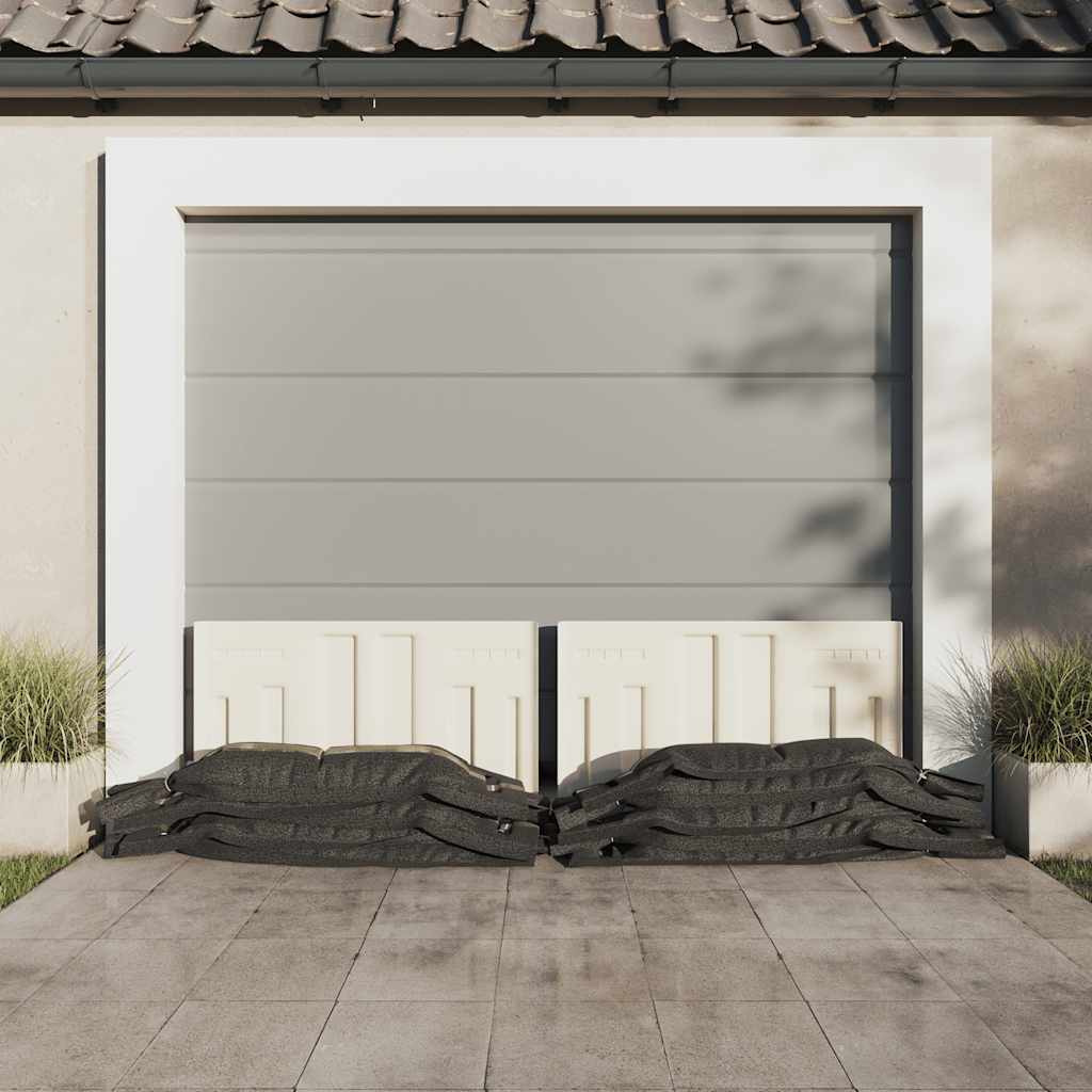 Zandzakken 100 st 103x25 cm HDPE donkergroen