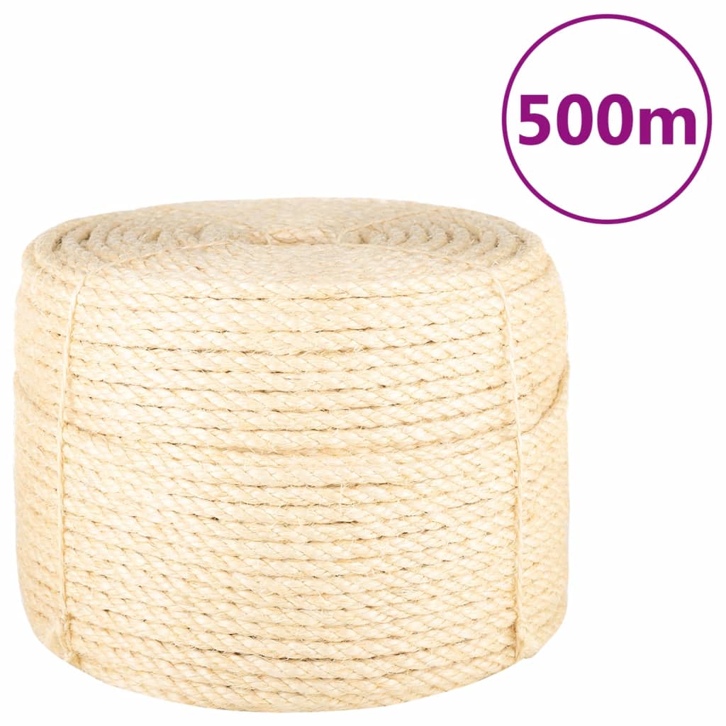 Touw 10 mm 500 m 100% sisal – afbeelding 1