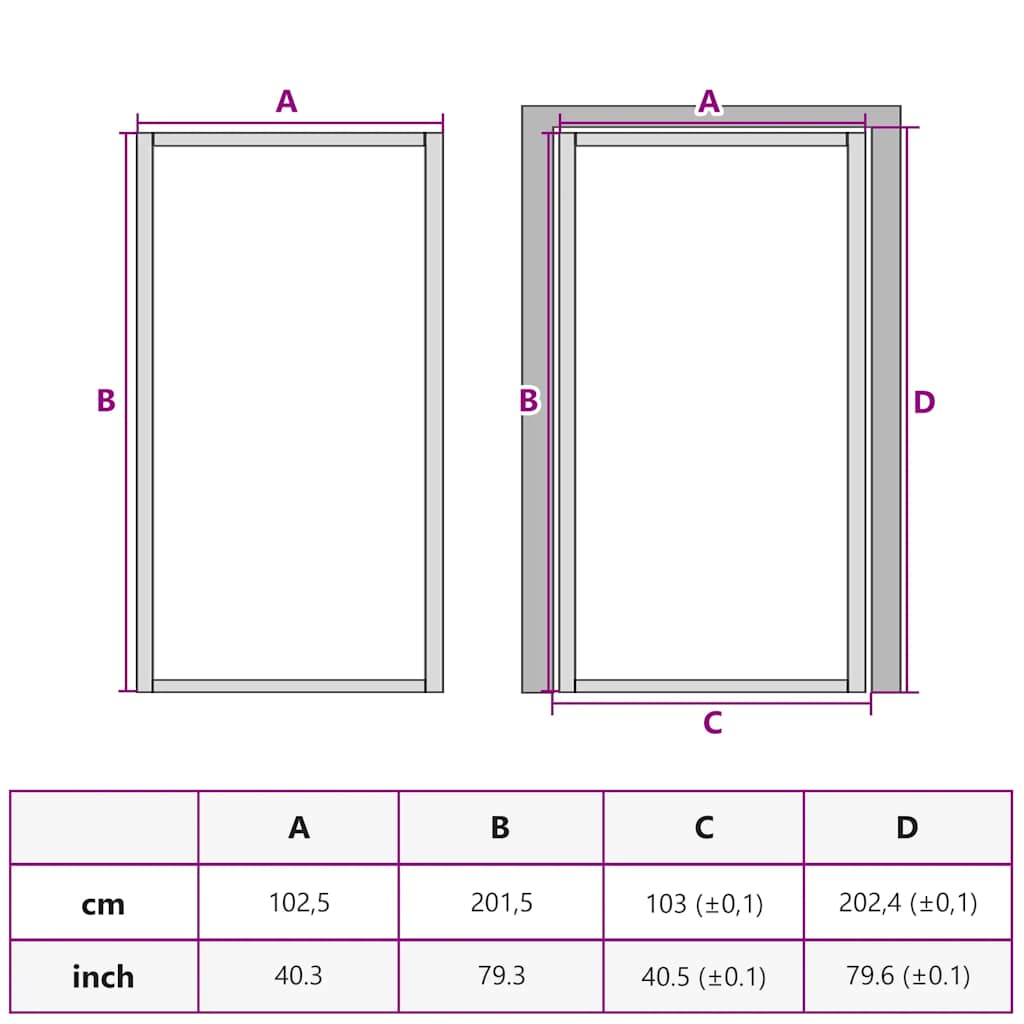 Binnendeur smal 102,5x201,5 cm gehard glas en aluminium zwart – afbeelding 10