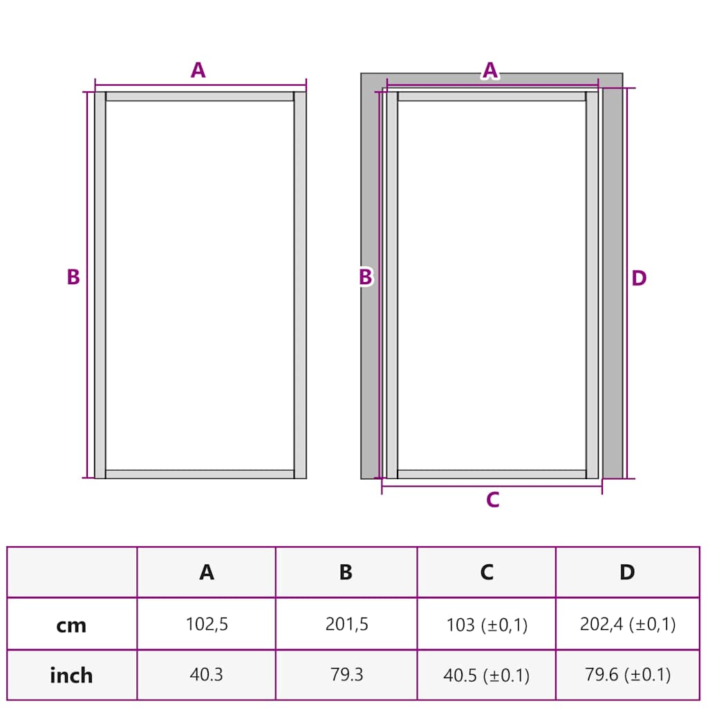 Binnendeur smal 102,5x201,5 cm gehard glas en aluminium zwart – afbeelding 10