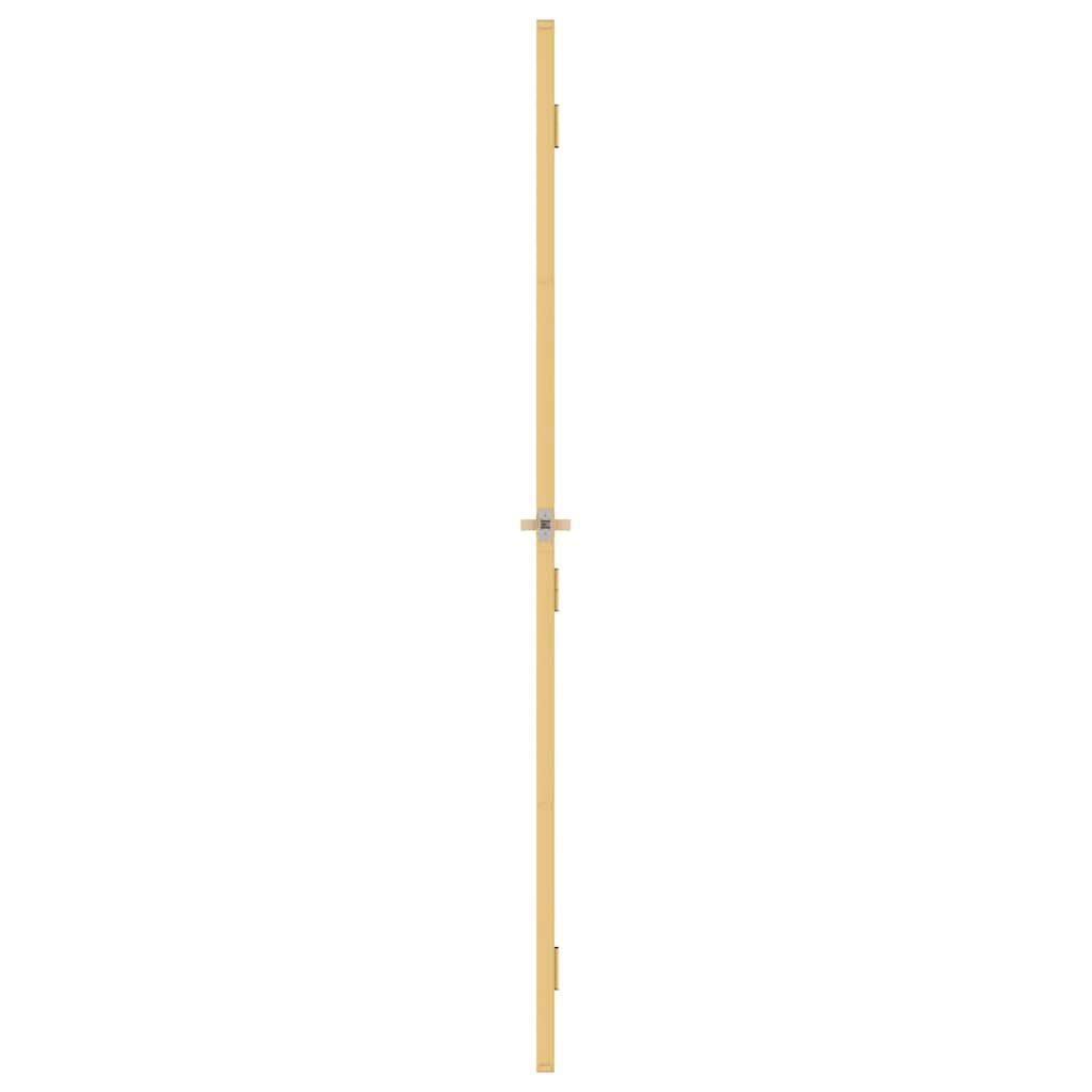 Binnendeur smal 76x201,5 cm gehard glas en aluminium goudkleur – afbeelding 5