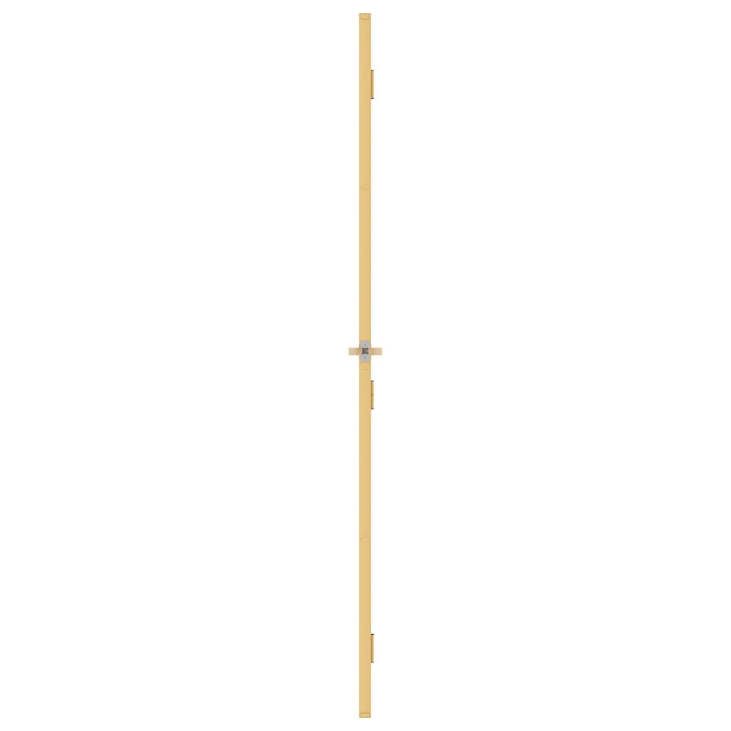 Binnendeur smal 83x201,5 cm gehard glas en aluminium goudkleur – afbeelding 5