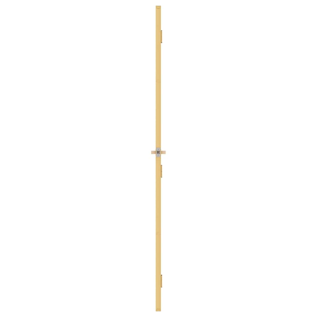 Binnendeur smal 93x201,5 cm gehard glas en aluminium goudkleur – afbeelding 5