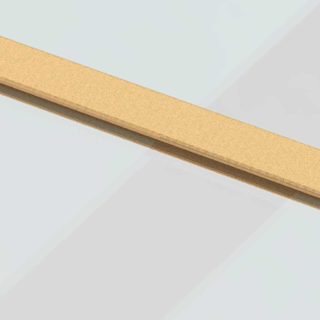 Schuifdeur 76x205 cm helder ESG-glas en aluminium goudkleurig – afbeelding 5