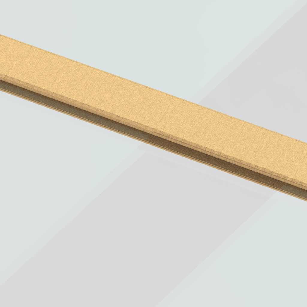 Schuifdeur 102,5x205 cm helder ESG-glas en aluminium goudkleur – afbeelding 5