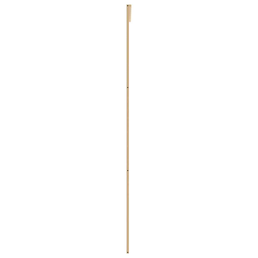 Schuifdeur 102,5x205 cm helder ESG-glas en aluminium goudkleur – afbeelding 4