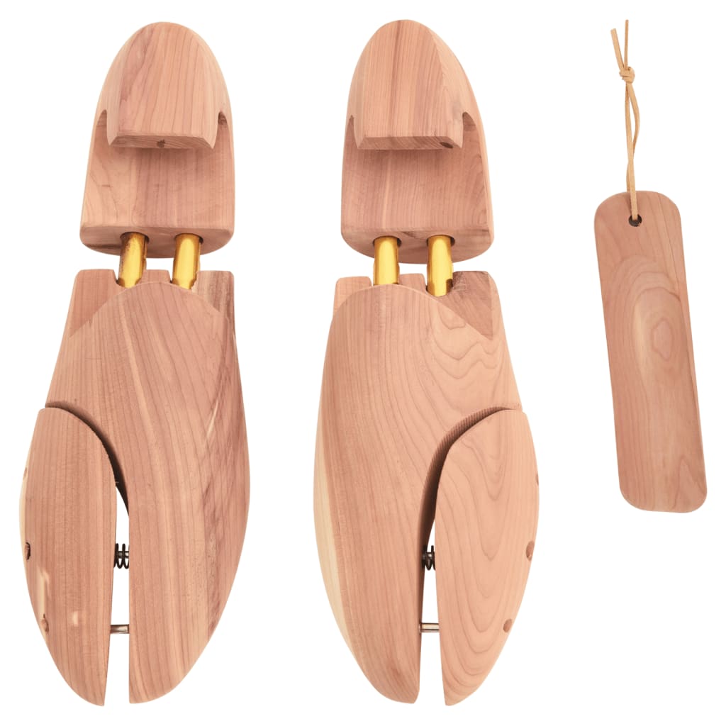 Schoenspanner met schoenlepel EU 42-43 massief cederhout – afbeelding 2