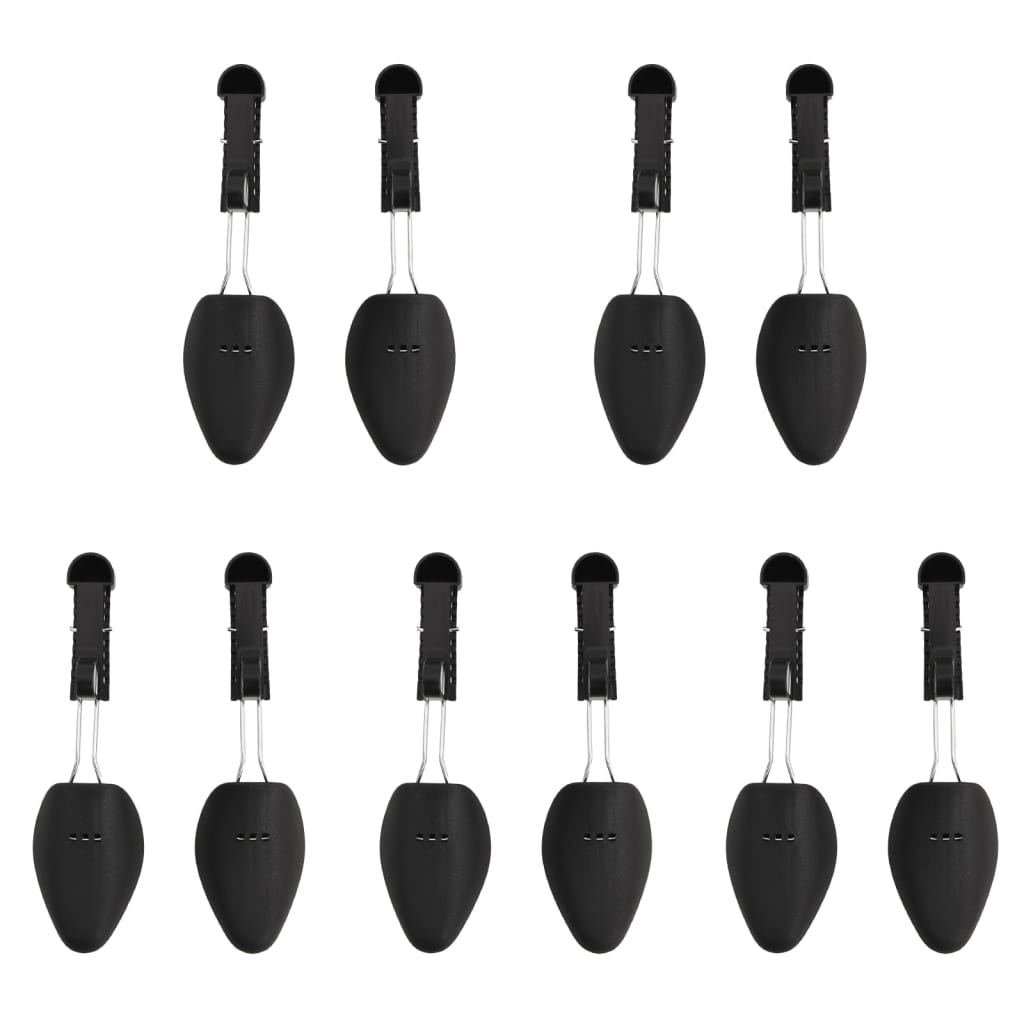 Schoenspanners 5 paar EU 38-44 kunststof wit