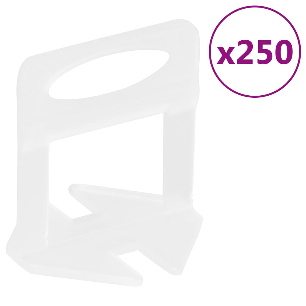 Nivelleerklemmen voor tegels 250 st 2 mm