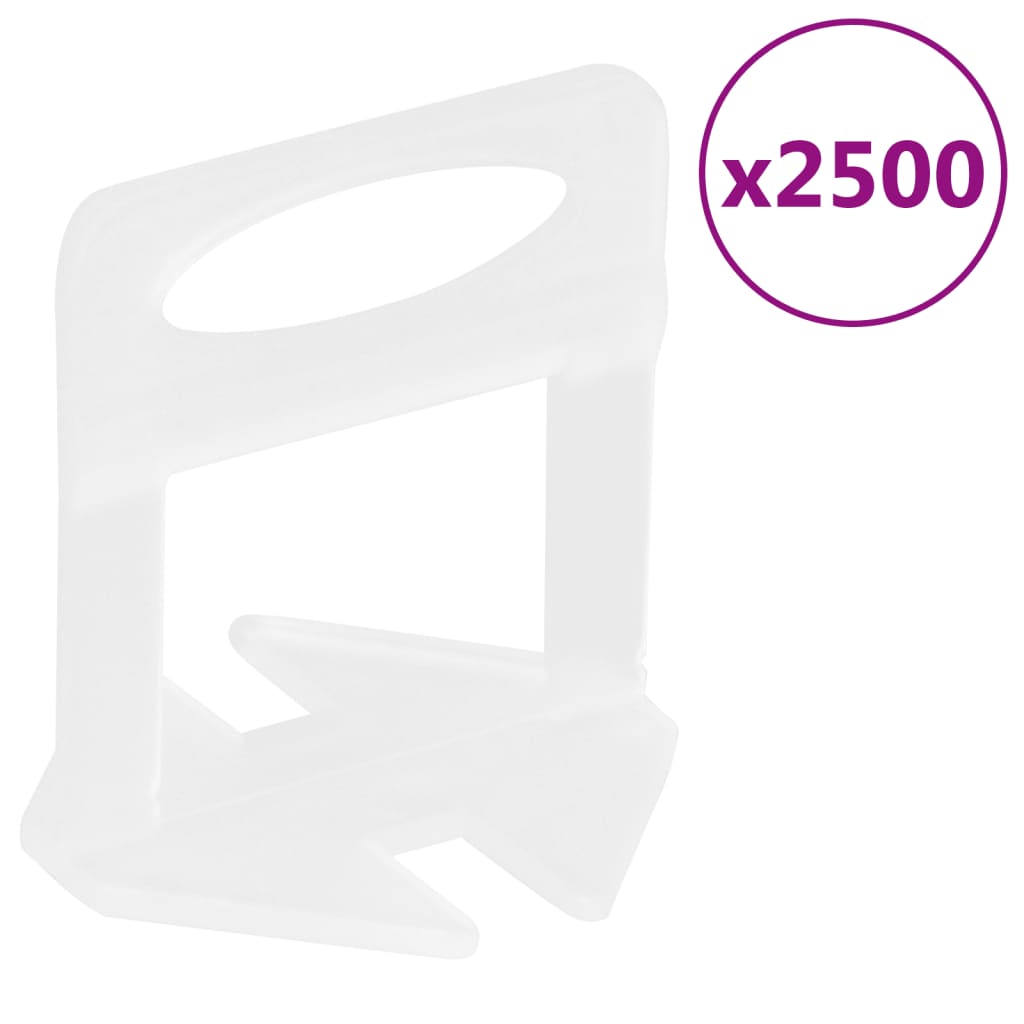 Nivelleerklemmen voor tegels 2500 st 3 mm – afbeelding 1