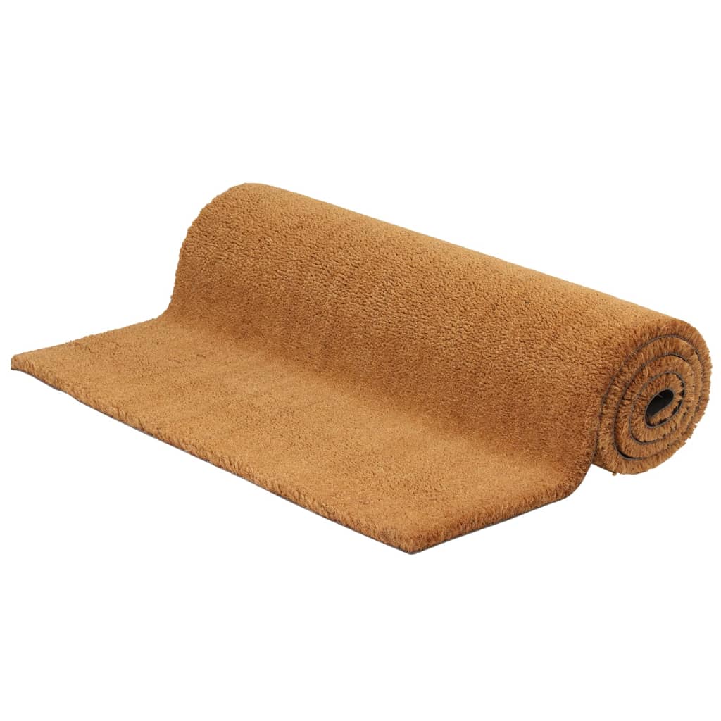 Deurmat 100x200 cm getufte kokosvezel naturel – afbeelding 1