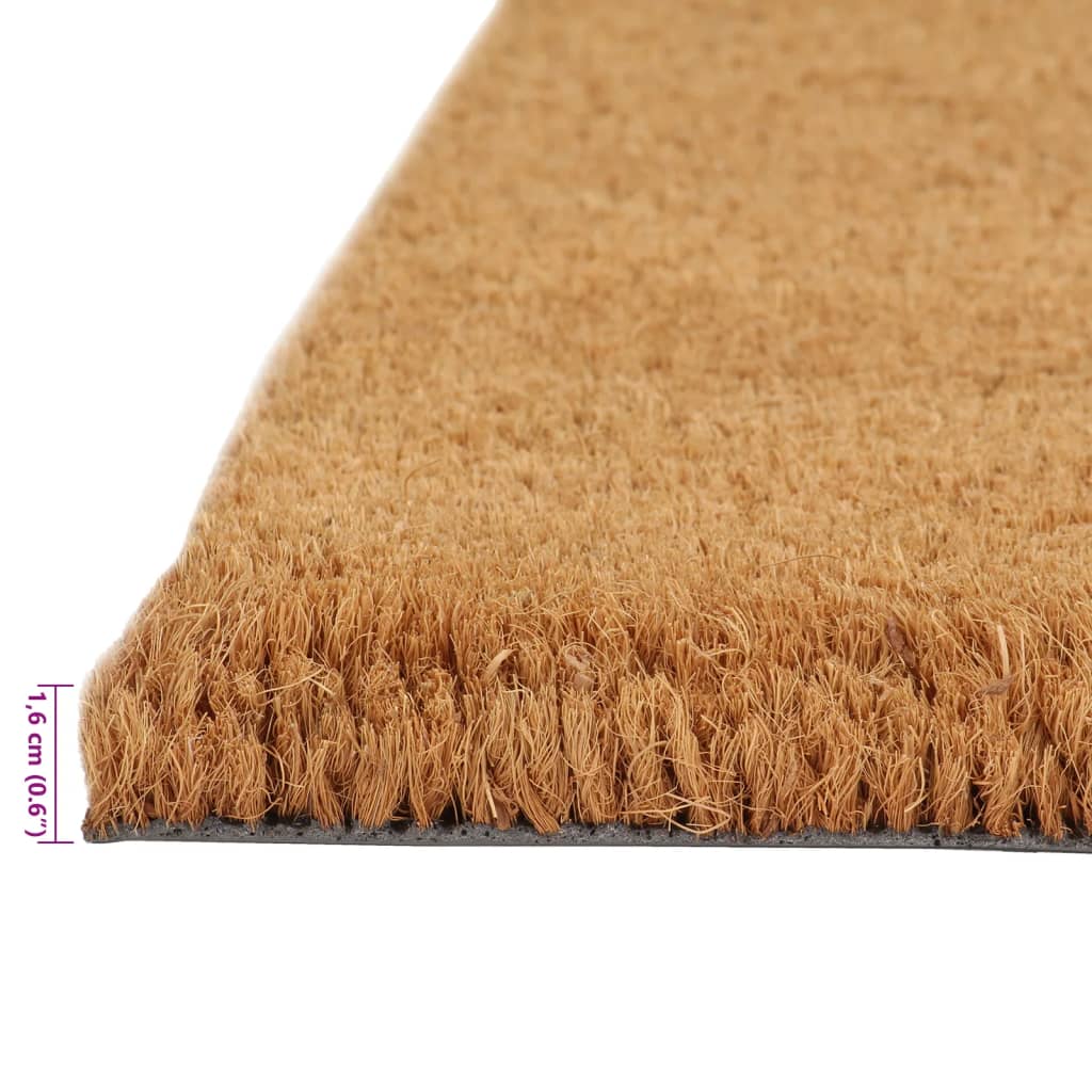 Deurmat 100x200 cm getufte kokosvezel naturel – afbeelding 6