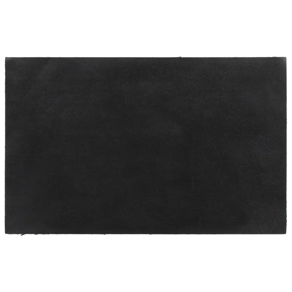 Deurmat 50x80 cm getufte kokosvezel donkergrijs – afbeelding 2