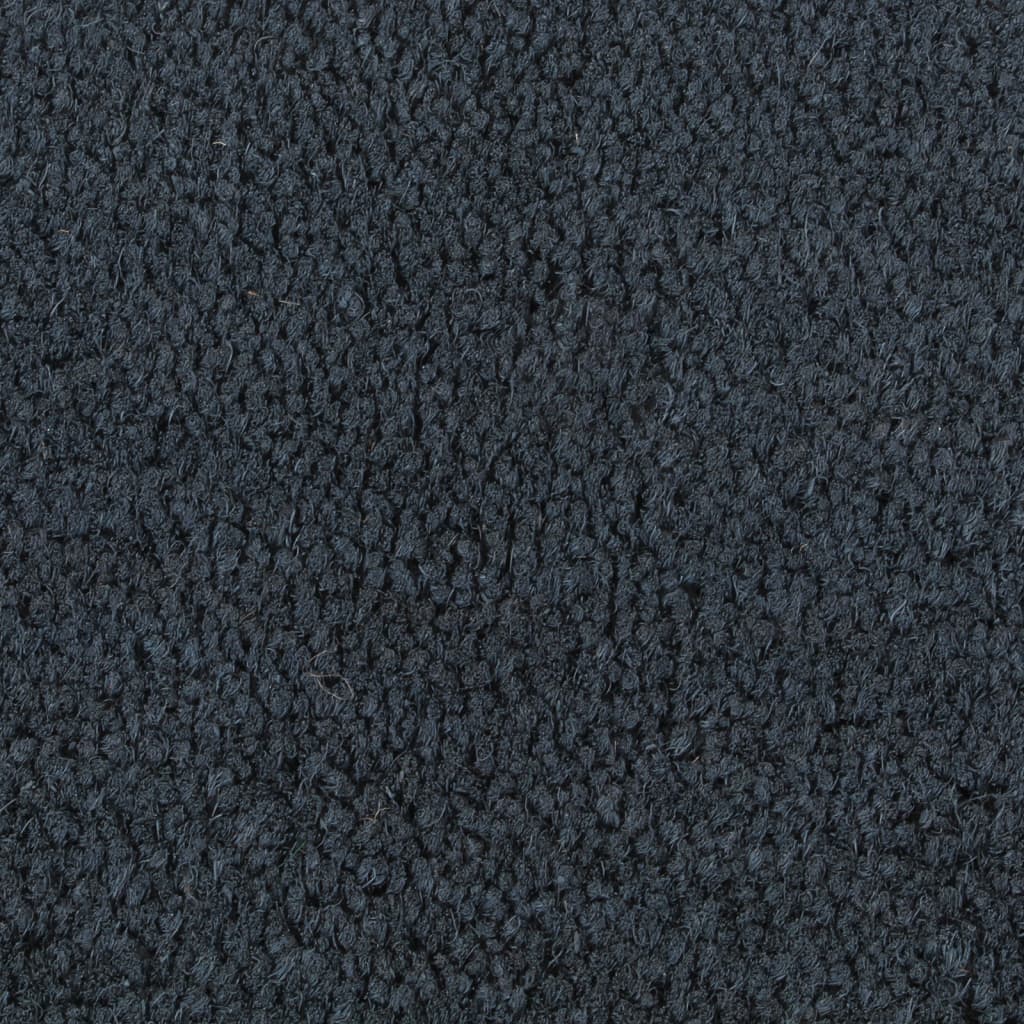 Deurmat 50x80 cm getufte kokosvezel donkergrijs – afbeelding 5