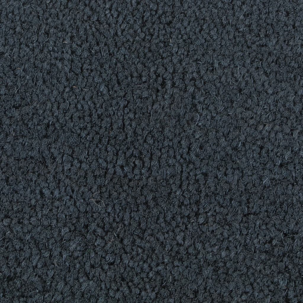 Deurmat halfrond 60x90 cm getufte kokosvezel donkergrijs – afbeelding 5
