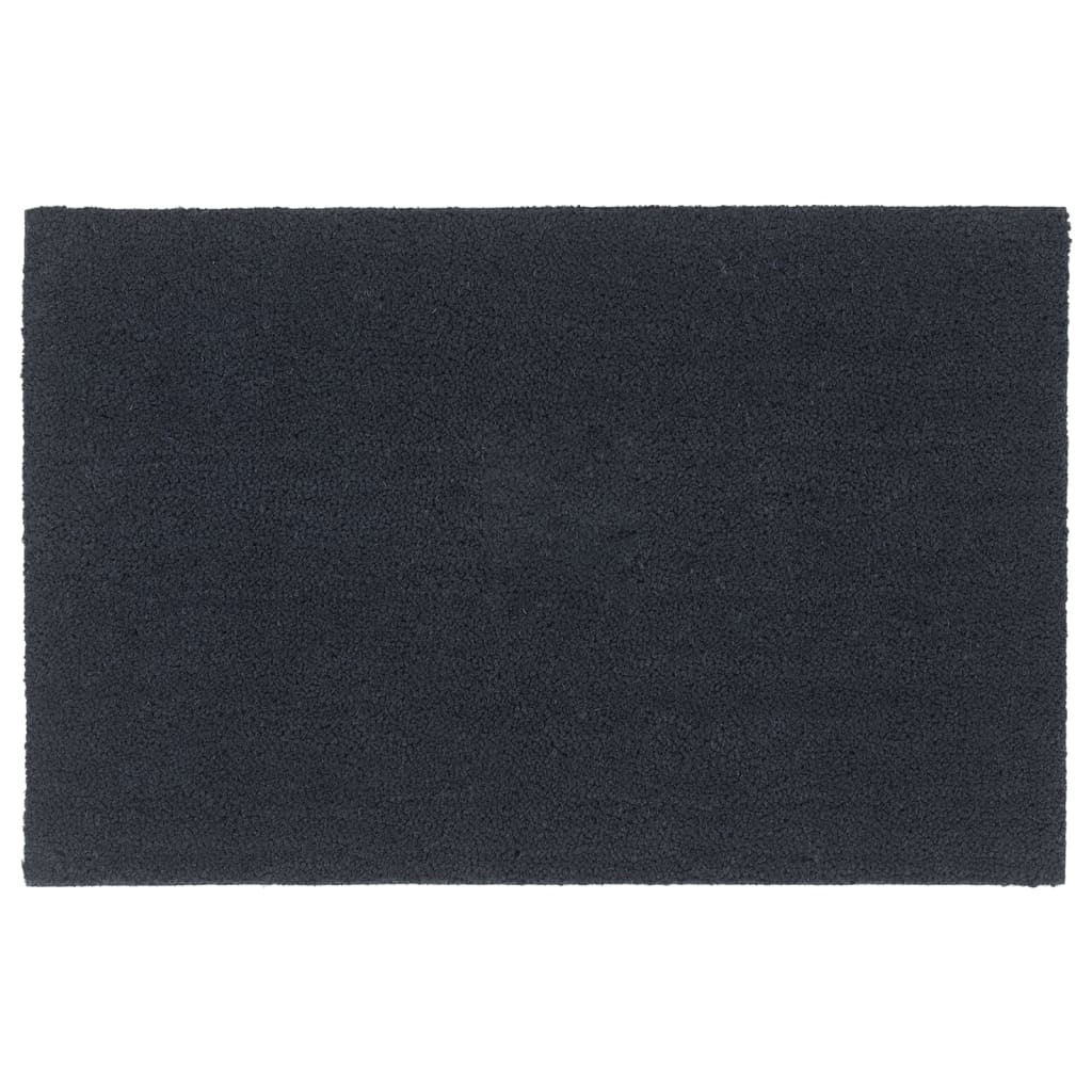 Deurmat 65x100 cm getufte kokosvezel donkergrijs – afbeelding 1