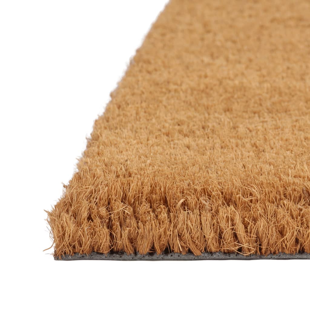 Deurmat halfrond 40x60 cm getufte kokosvezel naturel – afbeelding 4