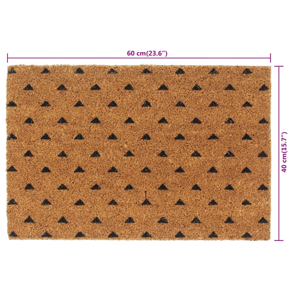 Deurmat 40x60 cm getufte kokosvezel naturel – afbeelding 6