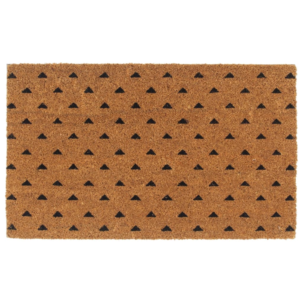 Deurmat 45x75 cm getufte kokosvezel naturel