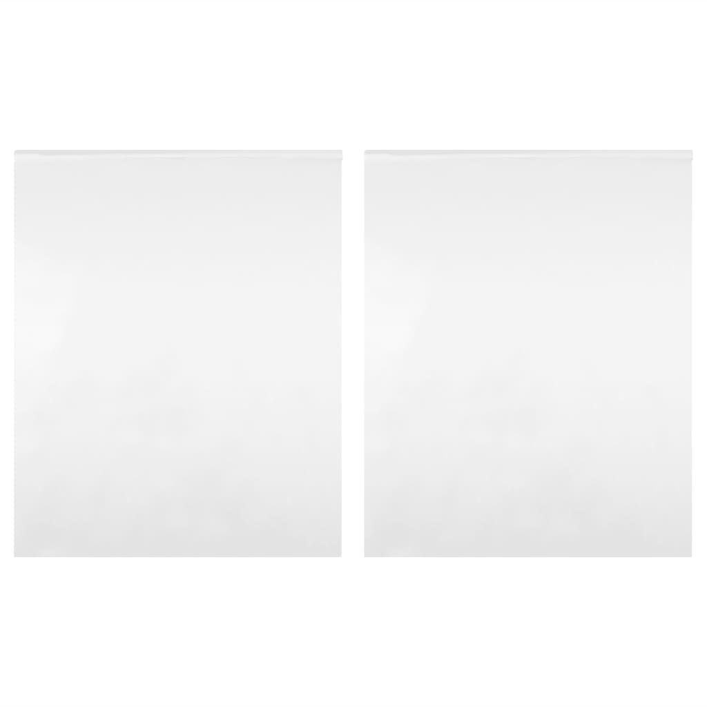 Spiegelfolies 2 stuks zelfklevend 90x200 cm PET – afbeelding 2