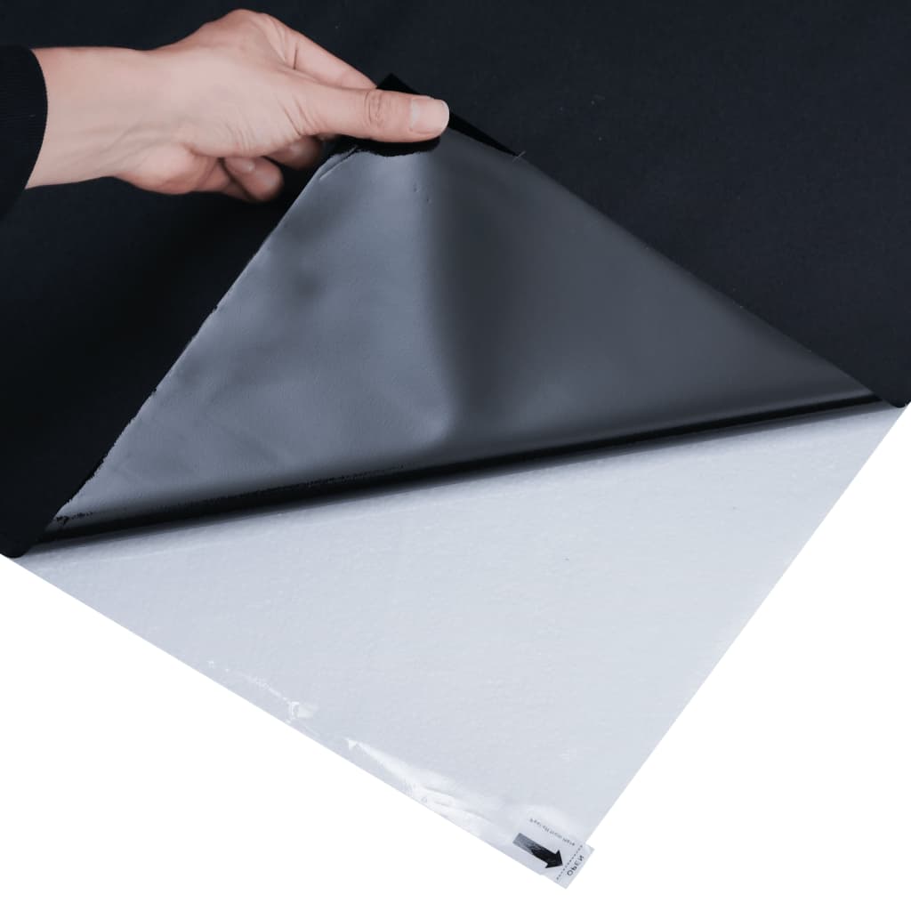 Raamfolie statisch matzwart 45 x 1000 cm PVC – afbeelding 5