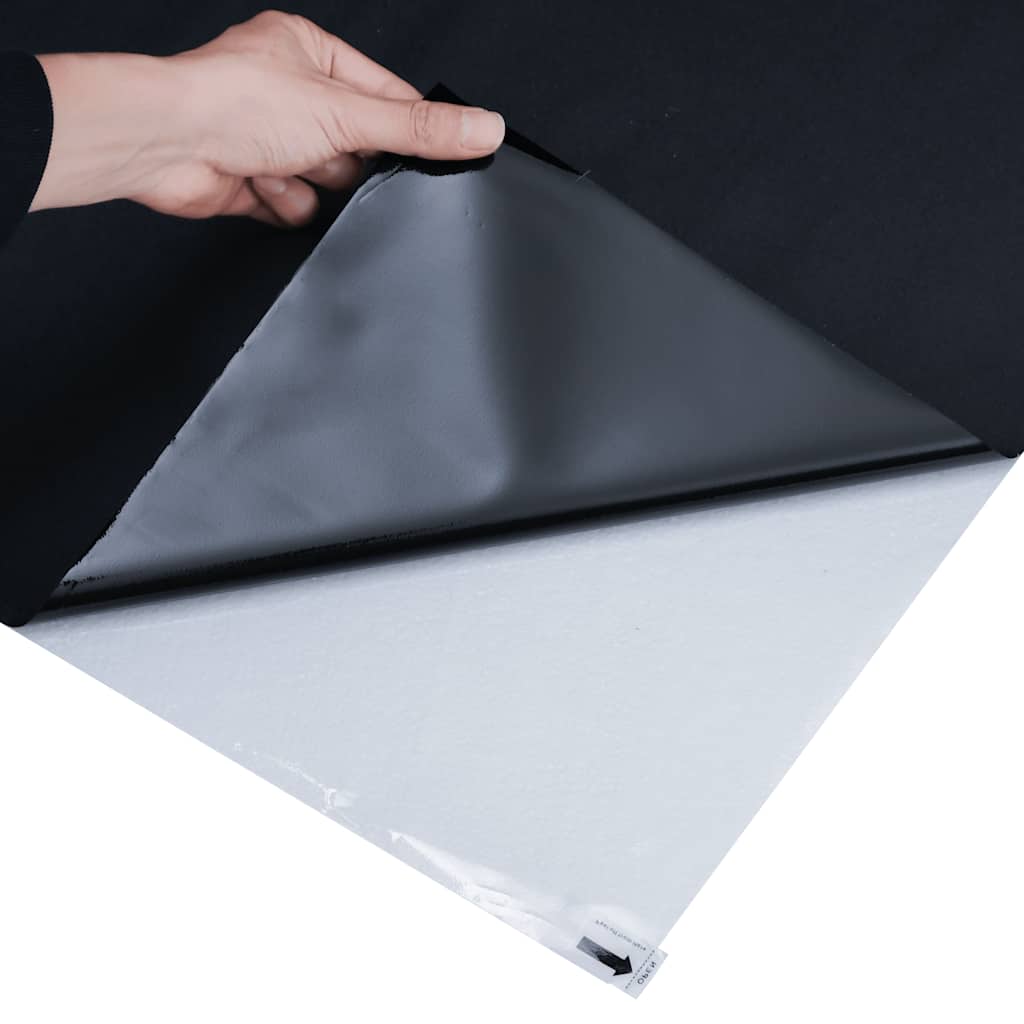 Raamfolie statisch matzwart 60 x 1000 cm PVC – afbeelding 5