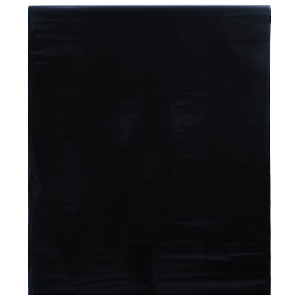 Raamfolie statisch matzwart 90 x 1000 cm PVC – afbeelding 1