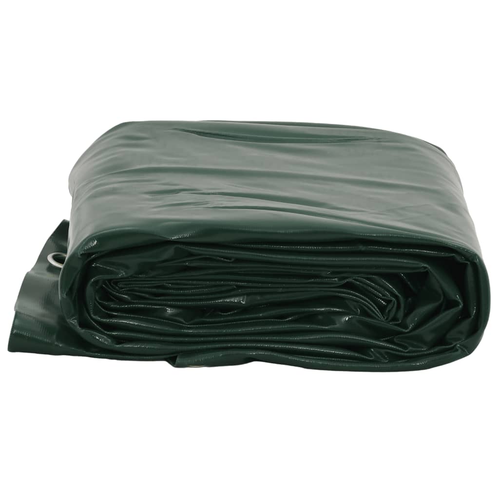 Dekzeil 650 g/m² 1,5x2 m groen – afbeelding 3