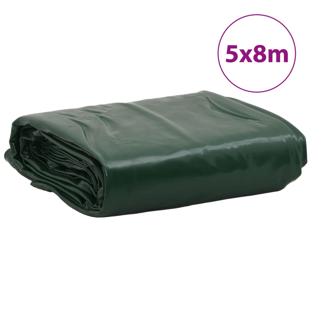 Dekzeil 650 g/m² 5x8 m groen – afbeelding 8