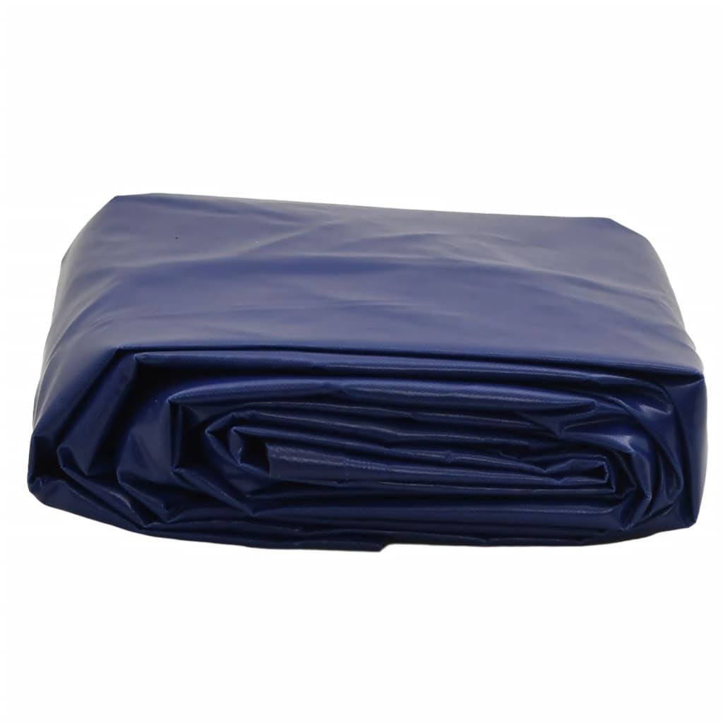 Dekzeil 650 g/m² 1x2,5 m blauw – afbeelding 3