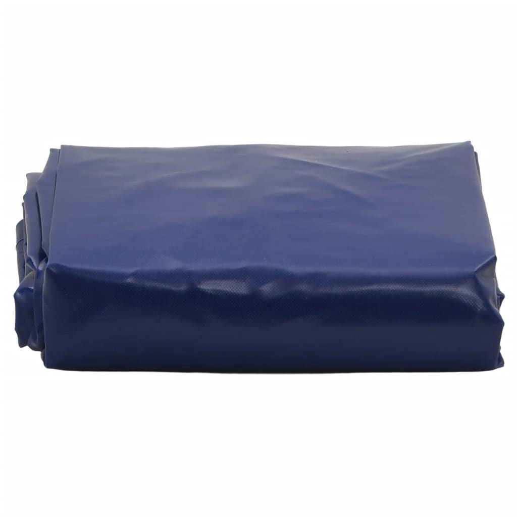 Dekzeil 650 g/m² 5x6 m blauw – afbeelding 2